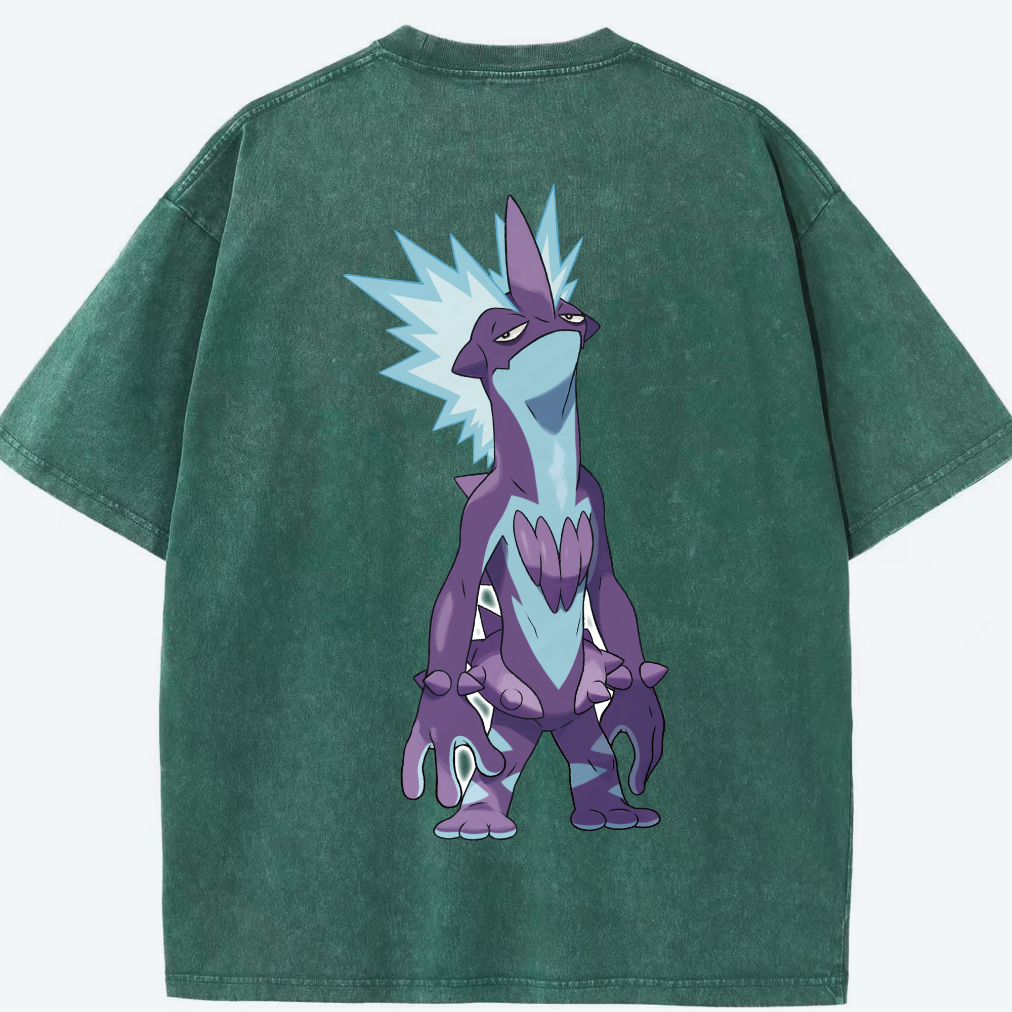 （画像用） ポケットモンスター Pokémon 綿100% ヴィンテージ風 半袖Tシャツ（背面プリント）